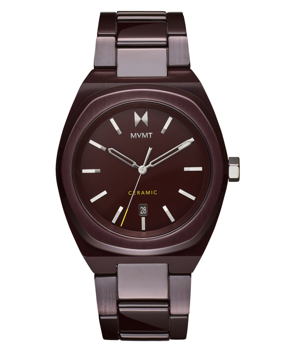 Men's Odyssey Ii Dark Red Ceramic Bracelet Watch, 40mm - Dark Red