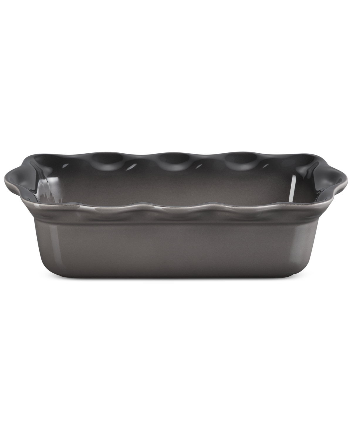 Le Creuset Stoneware Heritage Pie Dish & Fluted Loaf Pan Set In Oyster