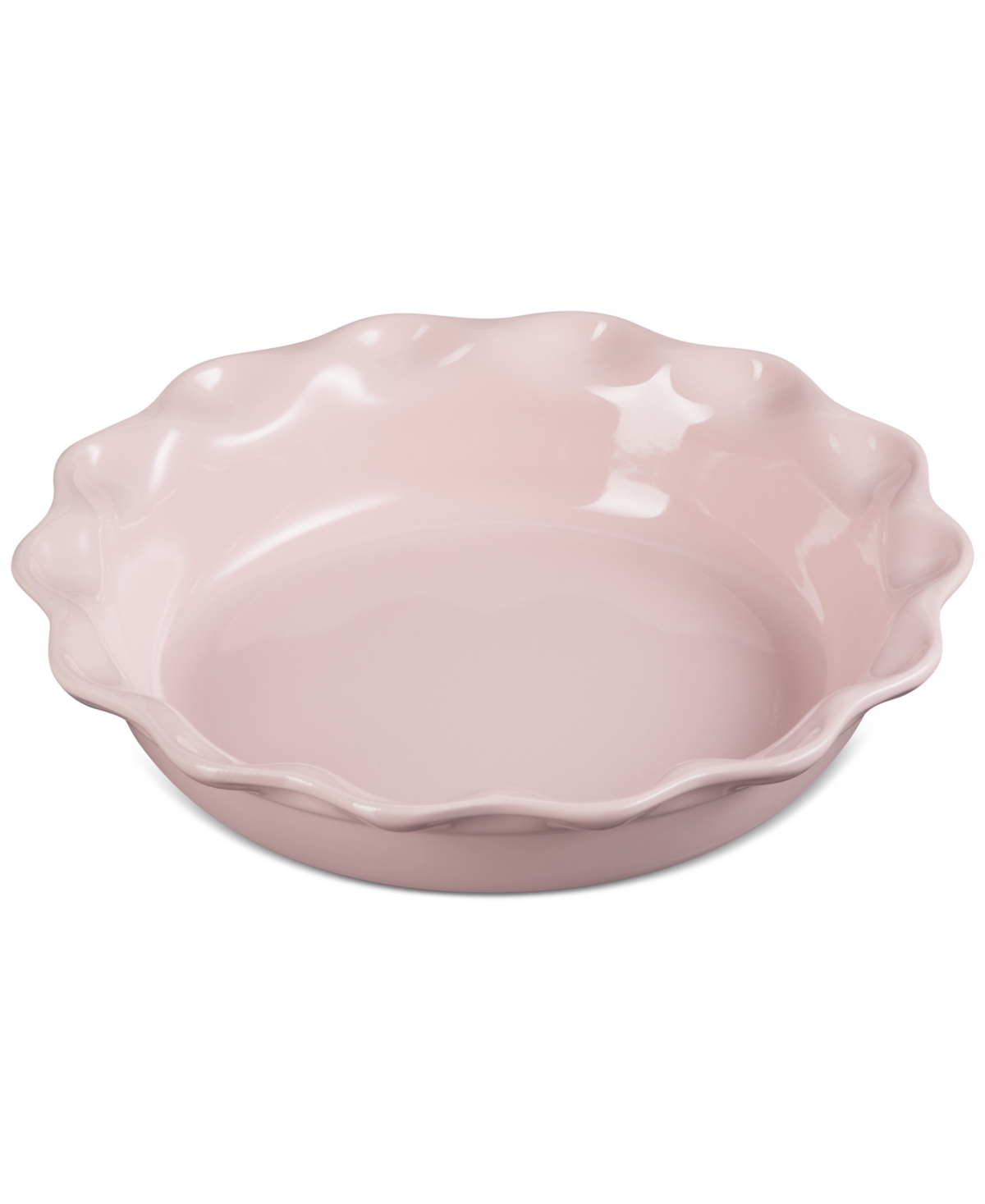Le Creuset Stoneware Heritage Pie Dish & Fluted Loaf Pan Set In Chiffon Pink