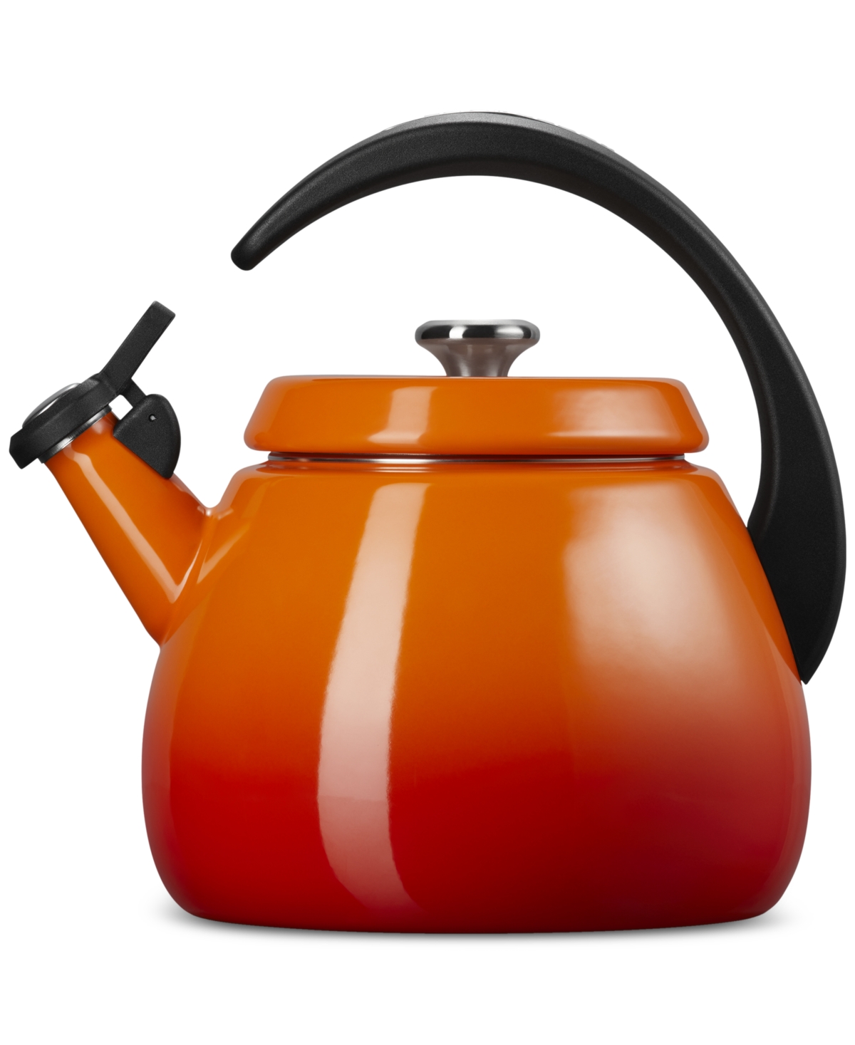 Le Creuset Enamel On Steel 2.2 Qt. Cloche Tea Kettle In Flame
