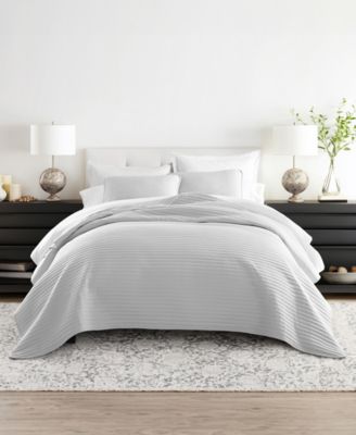 Stripe Stitch 3-Pc. Quilt Set, King/California King