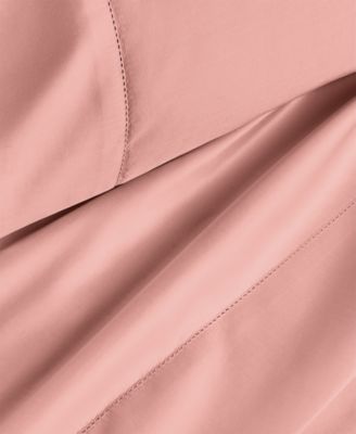 LAST ACT! Solid 550 Thread Count 100% Cotton 3-Pc. Sheet Set, Twin, Exclusively at Macy’s