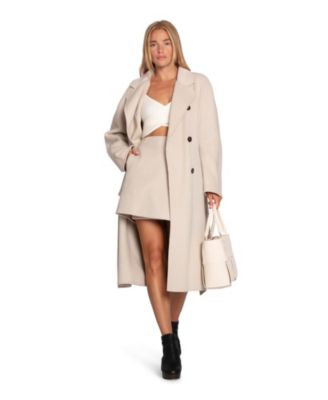 Women's Real Love Double Breasted Maxi Coat