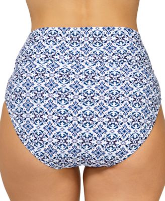 Women's High Waist Printed Bikini Bottoms, Exclusively at Macy's