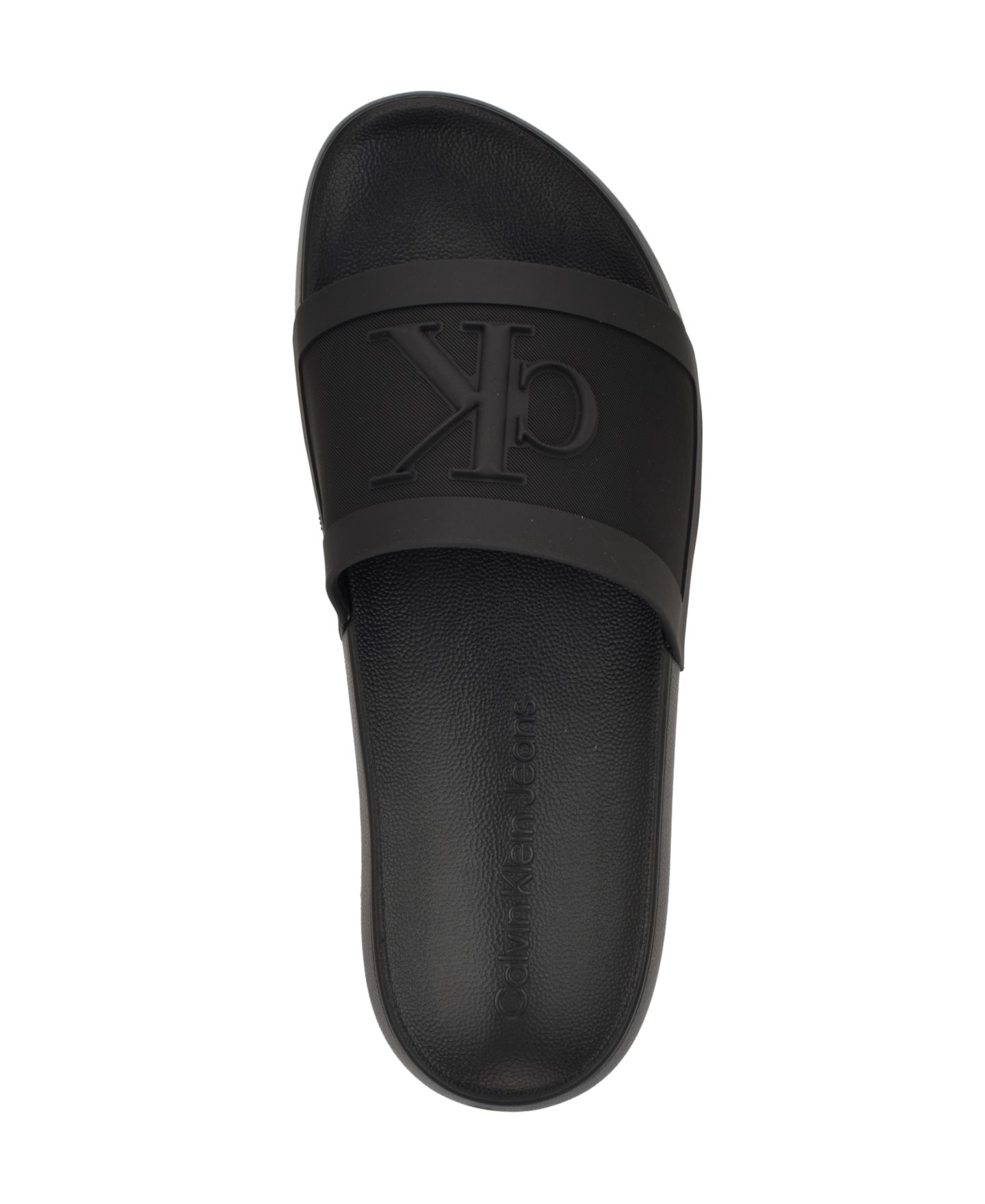 Мужские сандалии Calvin Klein Wlinderz Casual Slip-On Slide, цвет: Чёрный — фото 4