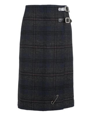 Women's Midi Celt Kilt Plaid Skirt