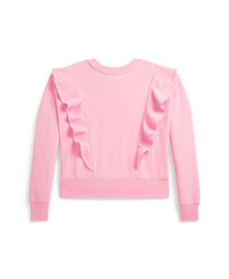 Big Girls Ruffled French Terry Sweatshirt
