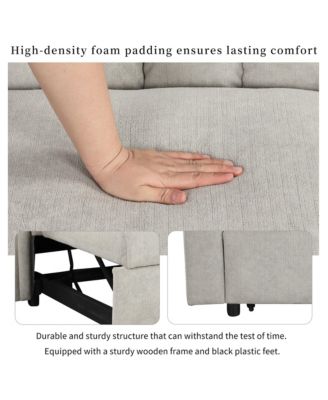 Convertible Soft Cushion Sofa Pull Bed ,for Two People to Sit On