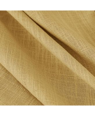 Linen Blend Privacy and Light Filtering Texture Grommet Pair 2 Panels