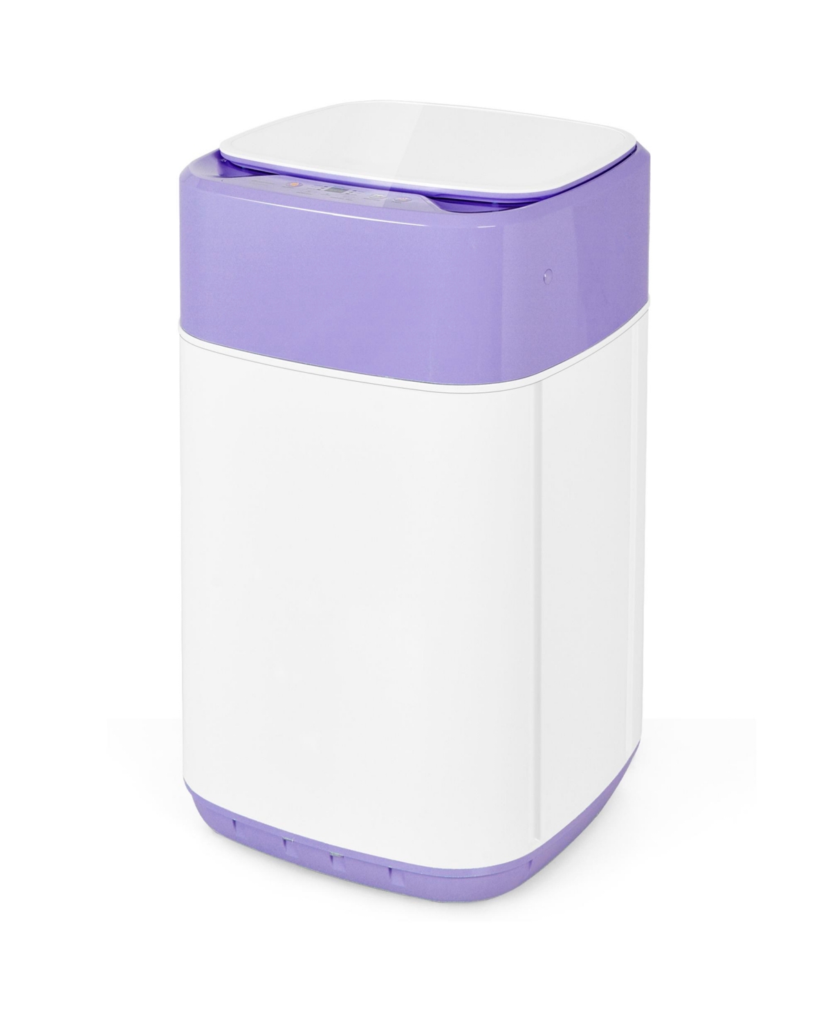 8lbs Portable Fully Automatic Washing Machine with Drain Pump - Purple