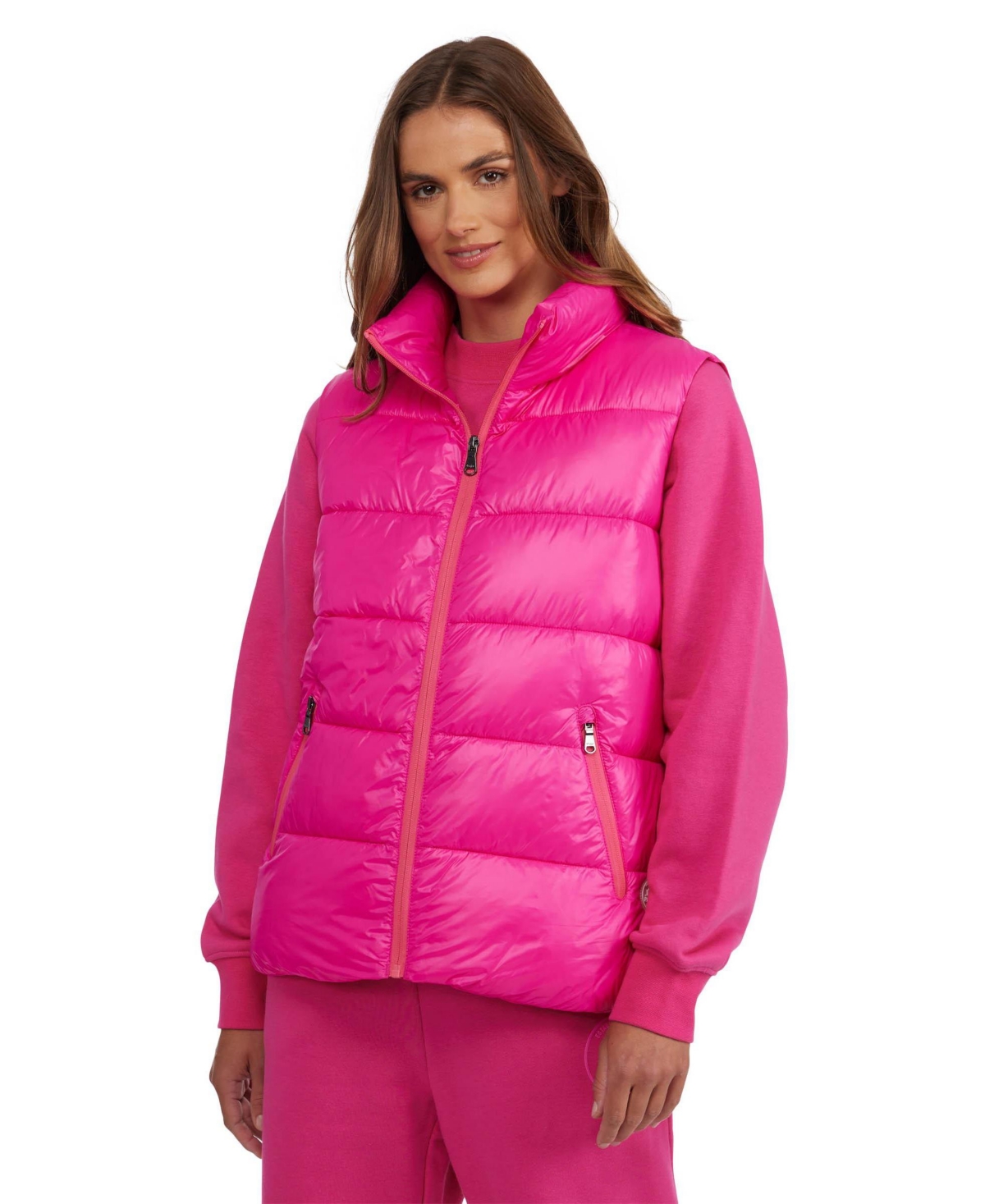 Shop Pajar Women's Felicity 3m Thinsulate Vest In Pink Glo