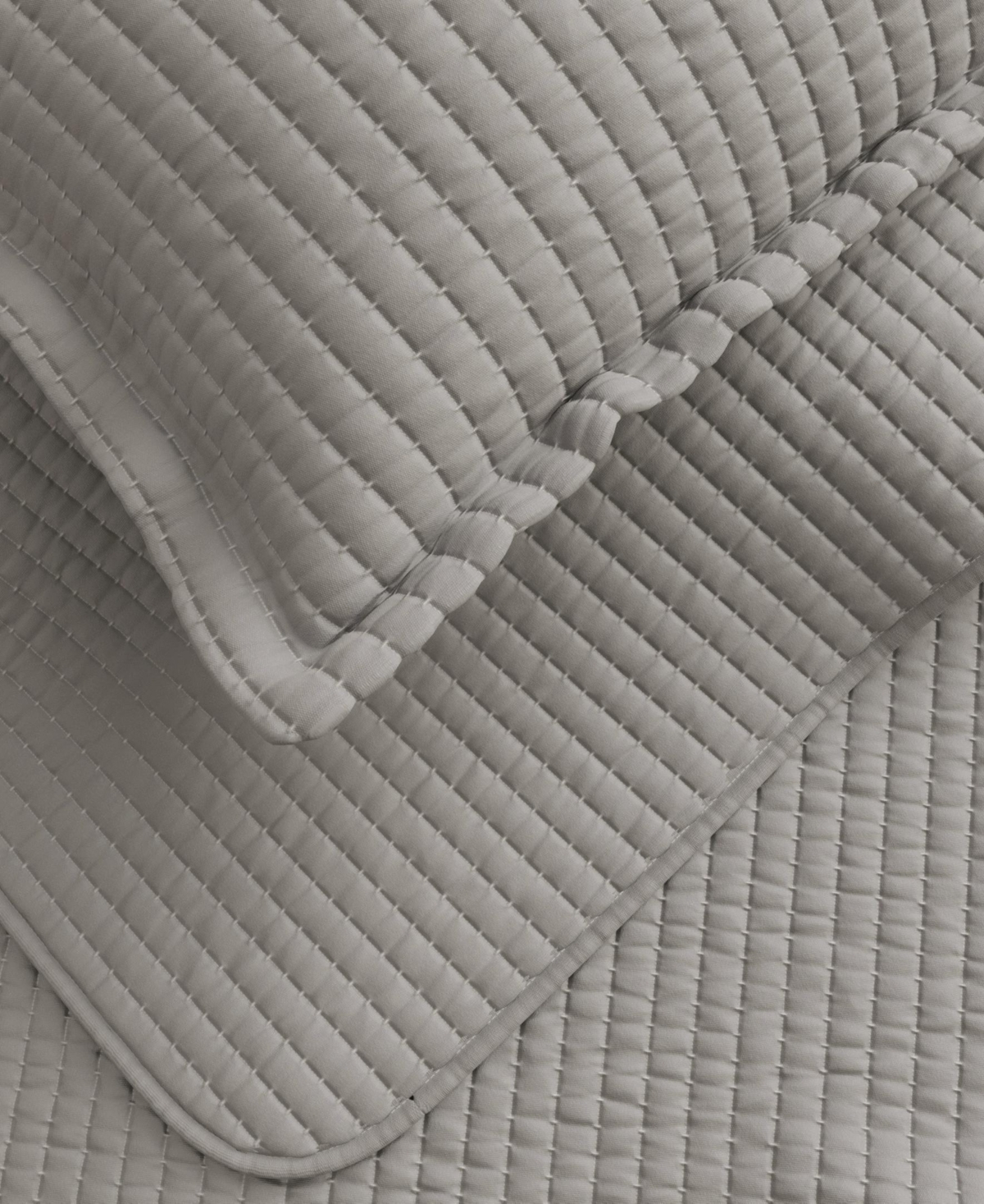 Linery & Co. Detailed Channel Stitch Microfiber Quilt Set With Shams