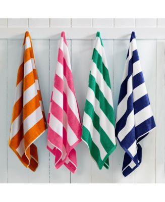 Linery & Co. Cotton Cabana Beach Towel, 4 Pack - 30" x 60" - Macy's