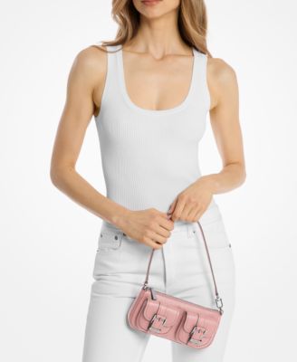 Zoe Small Leather Convertible Shoulder Bag