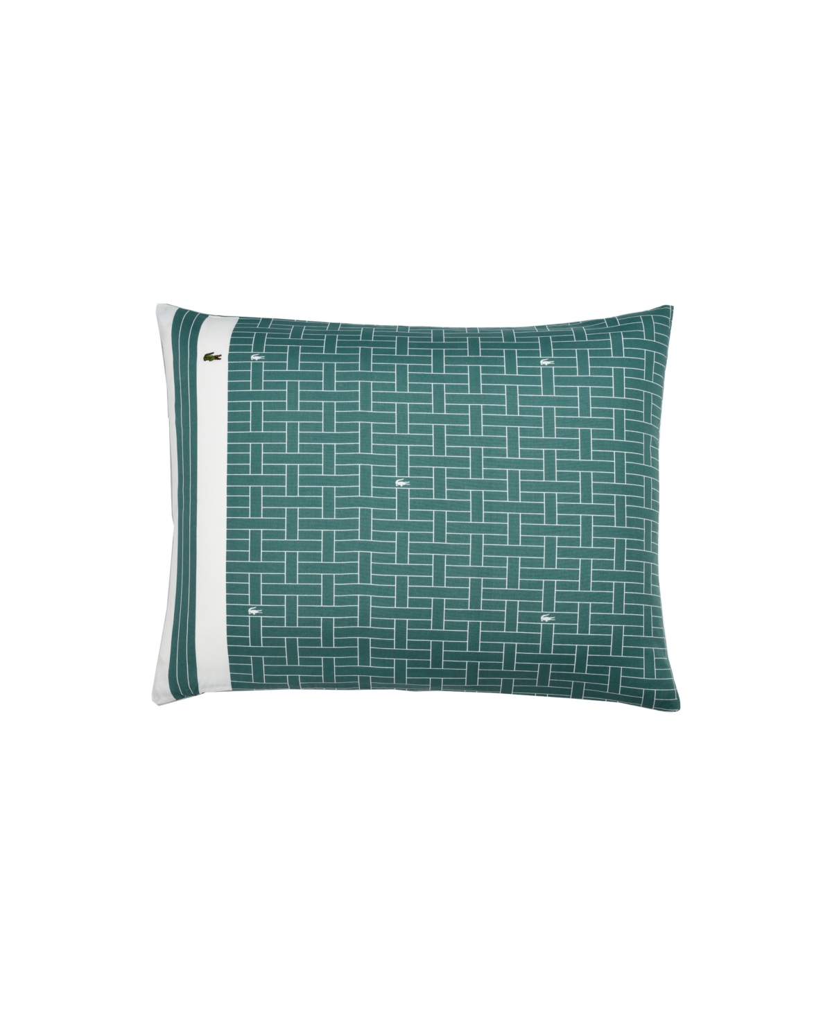 Lacoste Home Heritage Geo Cotton 2-pc. Comforter Set, Twin In Green