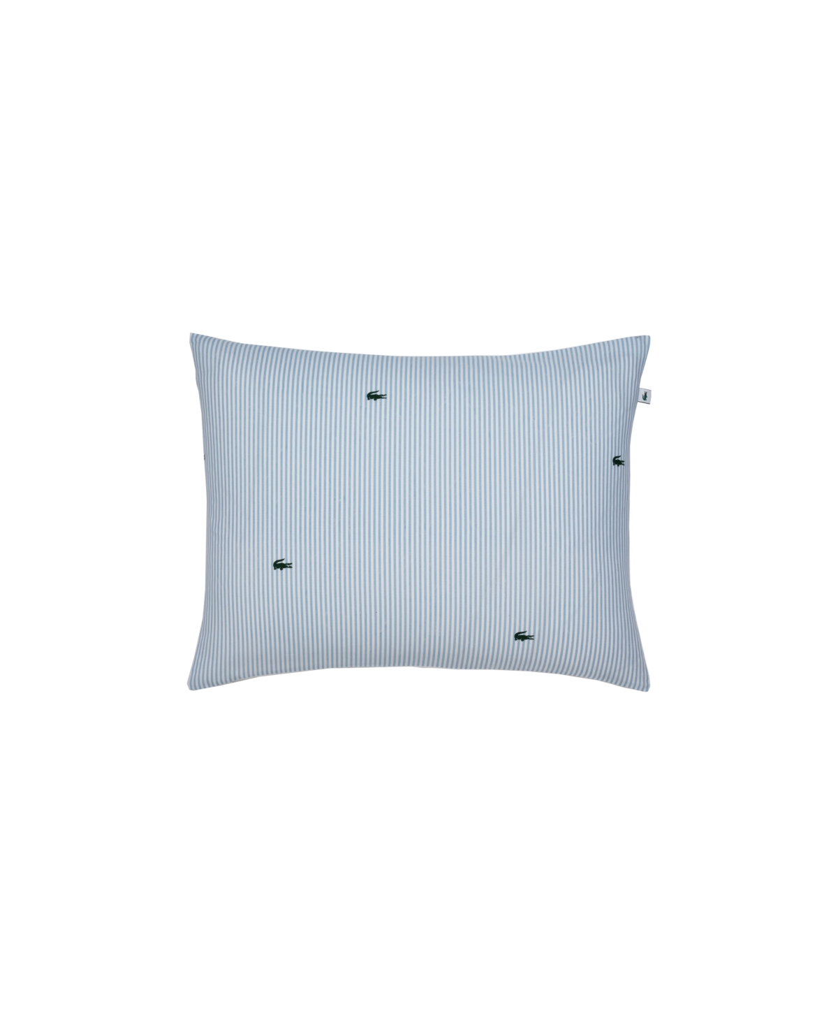 Lacoste Home Pinstripe Croc Cotton 2-pc. Comforter Set, Twin In Blue