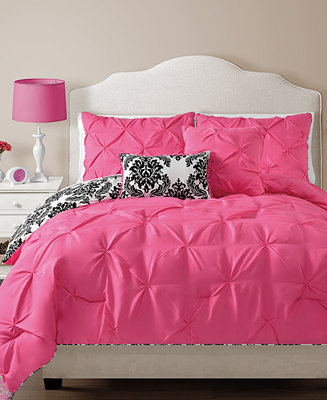 Olivia Reversible 5-Piece Full/Queen Comforter Set - Bed in a Bag - Bed & Bath - Macy&#39;s