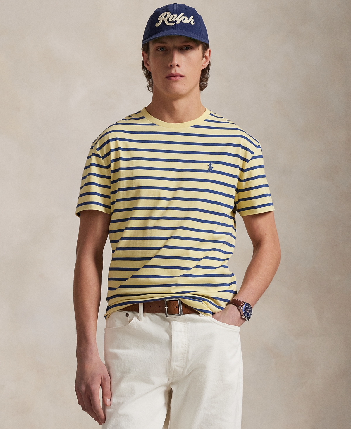 Polo Ralph Lauren Ralph Lauren Striped Jersey Crewneck T-shirt