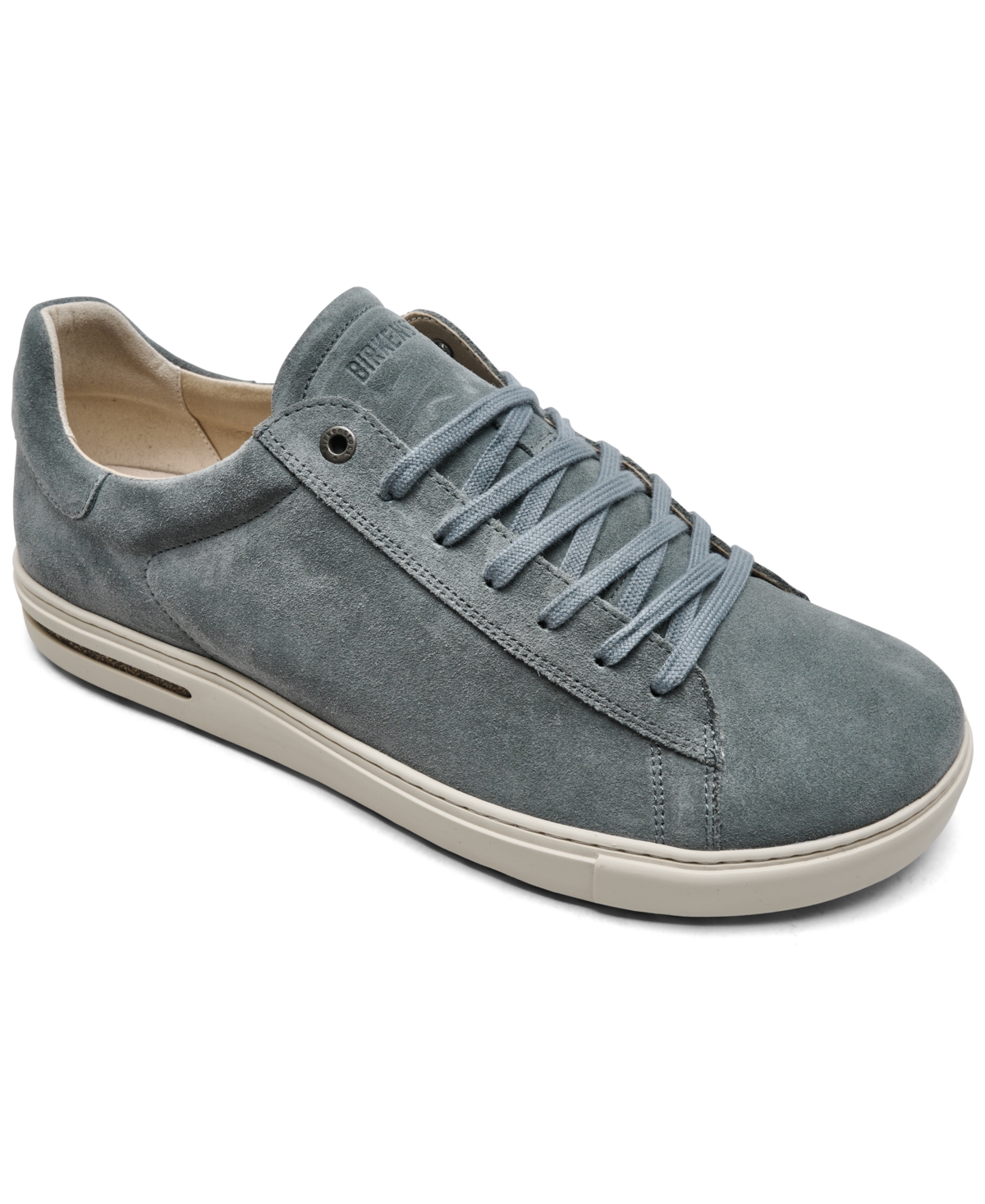 Birkenstock Men's Bend Low Suede Leather Casual Sneakers From Finish Line In Basalt Gray