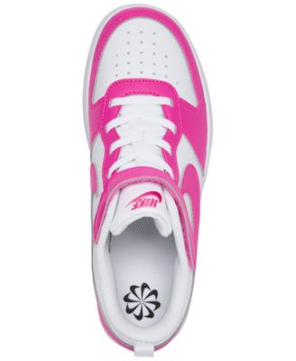 Little Girls Court Borough Low Recraft Fastening Strap Casual Sneakers from Finish Line