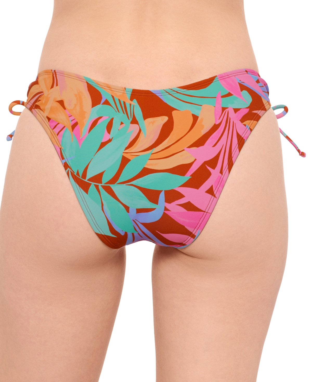 Salt + Cove Juniors' Printed Side-tie Bikini Bottoms, Exclusively At Macy's In Multi