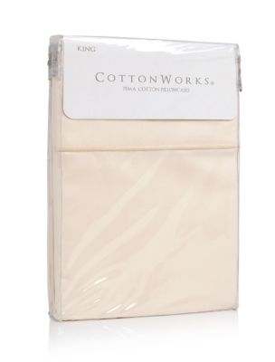 1000 Thread Count 100% Pima Cotton Sateen Pima Cotton Pillowcase Pair, Standard