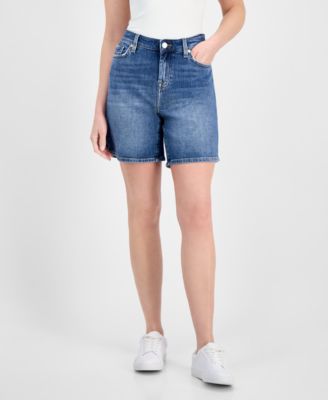 Women's Cotton High-Rise Boy Shorts