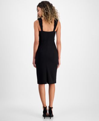 RACHEL Rachel Roy Women's Calysta Scoop-Neck Sheath Dress - Macy's