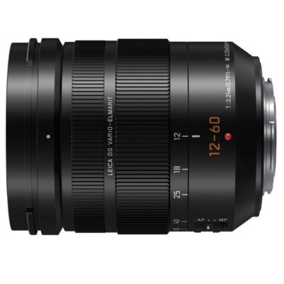 LUMIX G Leica DG Vario-Elmarit 12-60mm f/2.8-4.0 Aspherical Lens for Micro Four Thirds, Black