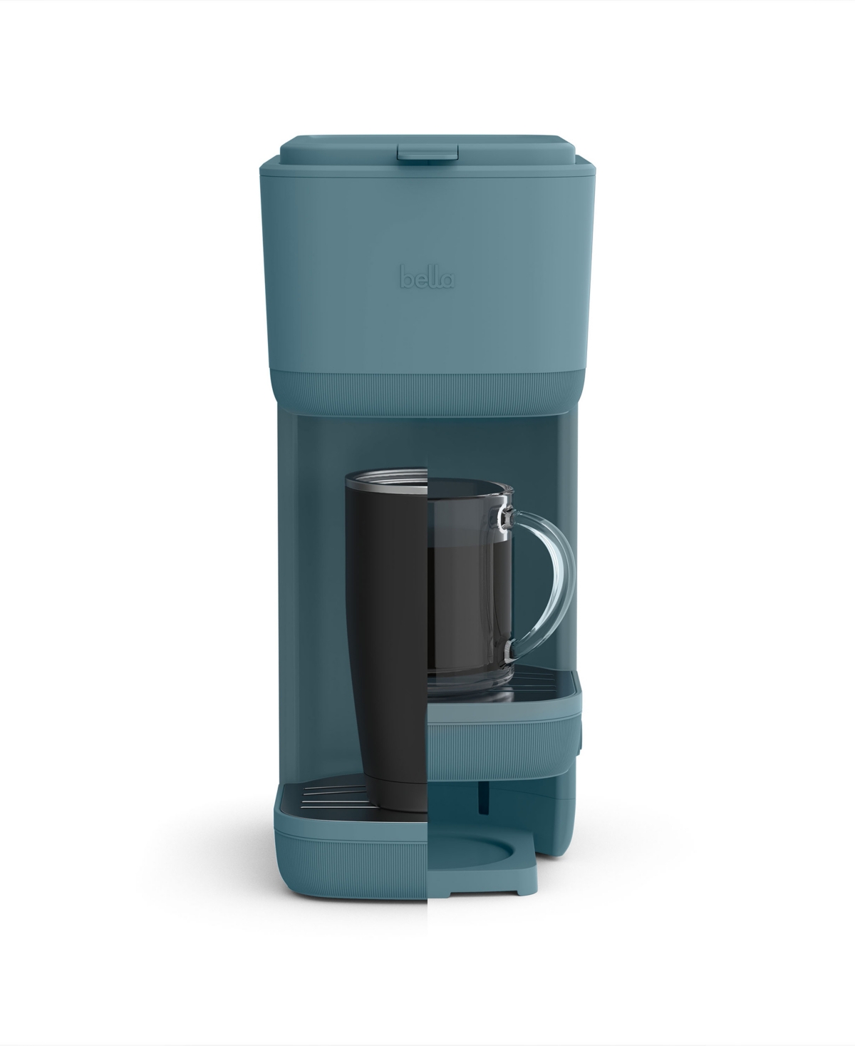 Bella Single-serve Coffee Maker With Water Tank 35126 In Surf