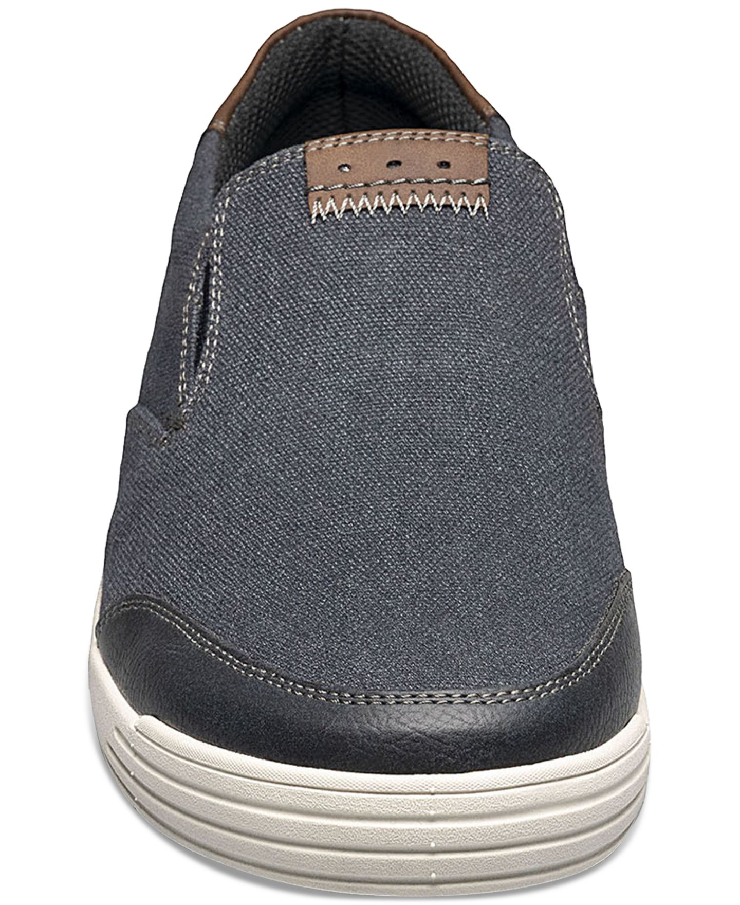 Мужские туфли Nunn Bush Kore City Walk Athletic Style Canvas Slip-On Loafer, цвет: Синий джинсовый — фото 4