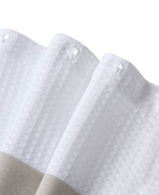 Spa Waffle 3M-Scotchgard™ Shower Curtain, 54" x  78"