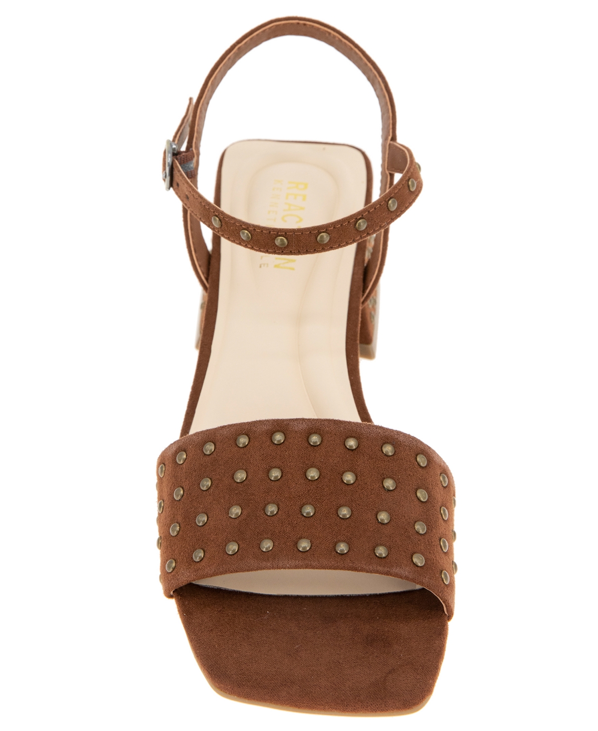 Kenneth Cole Reaction Women's Buena Block Heel Sandals In Luggage Micro