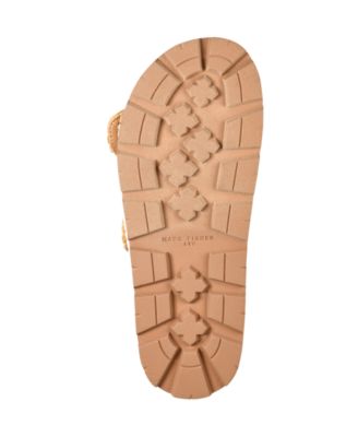 Women's Mylan Woven Buckle Straps Flat Sandals