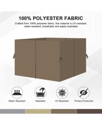 12' x 14' Gazebo Curtain Set Protecting Privacy Side Walls 4 Panels,Curtain Only