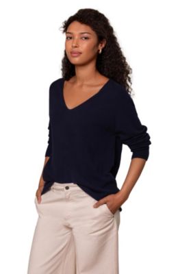 Women's Geelong Wool Slouch V-Neck Sweater
