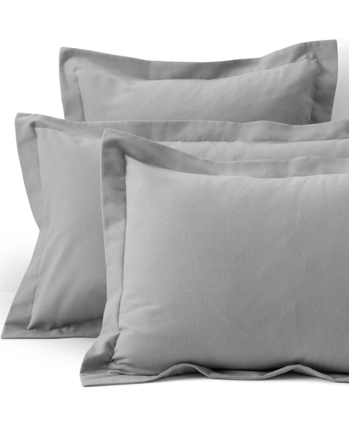 Luxe Flannel Pillow Sham - Ultimate gray