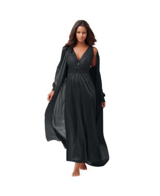 Women's Peignoir 2-Piece Tricot Gown & Robe