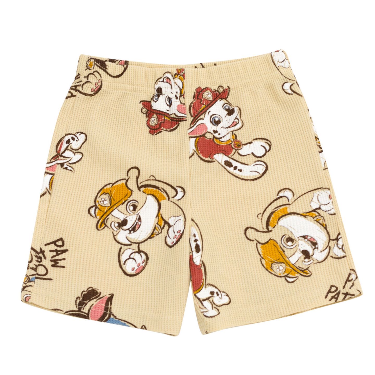 Детский комплект Paw Patrol Toddler Boys T-Shirt and Waffle Shorts Set, цвет: Бежевый — фото 3