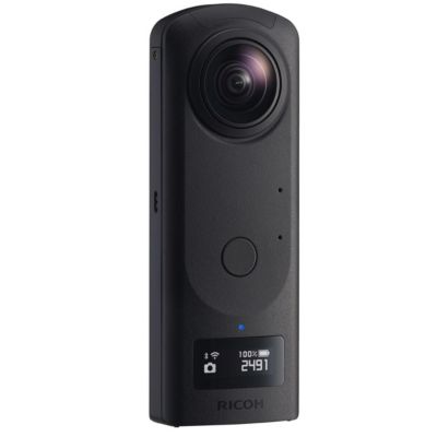 RICOH THETA Z1 51GB Black 360° camera, two 1.0-inch back-illuminated CMOS sensors, increased 51GB internal memory, 23MP images, 4K video with