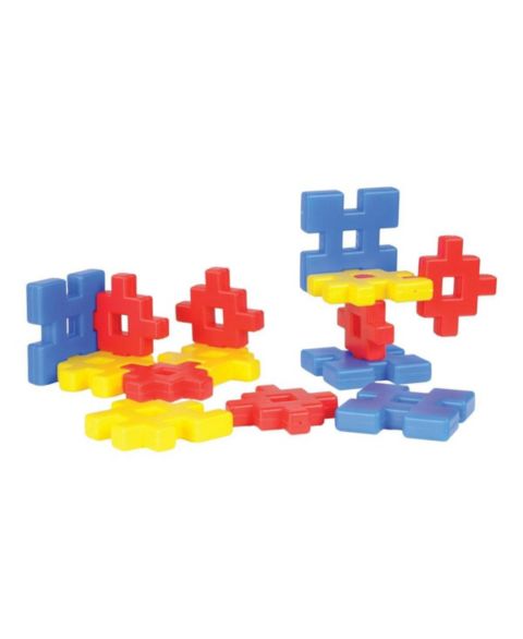 Детский конструктор Joyn Toys Waffle Blocks 42-Piece Building Set, Ages 12-24 Months, цвет: Assorted Pre-Pack