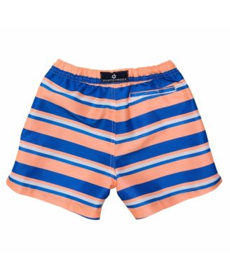 Little Boys Tropicana Stripe Sustainable Swim Short