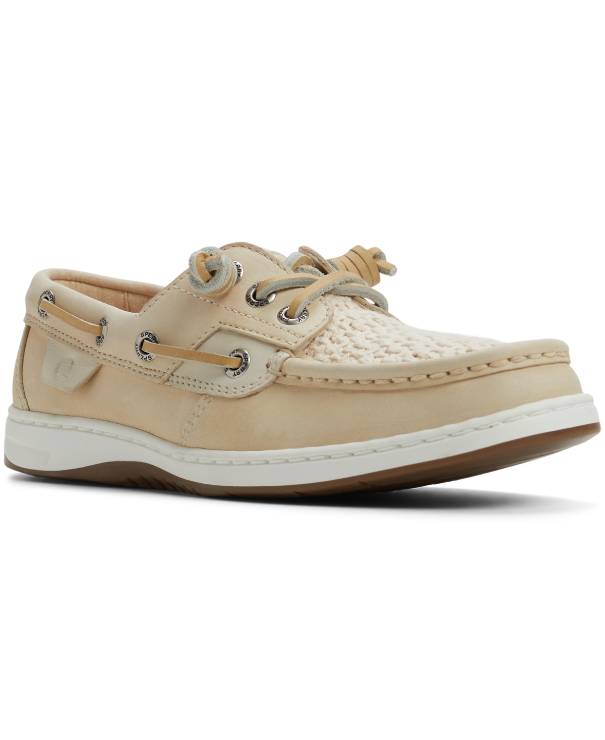 Sperry Rosefish 3 Eye Boat Shoe In Tan