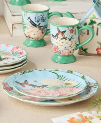 Flora Salad Plates, Set of 4, Service for 4