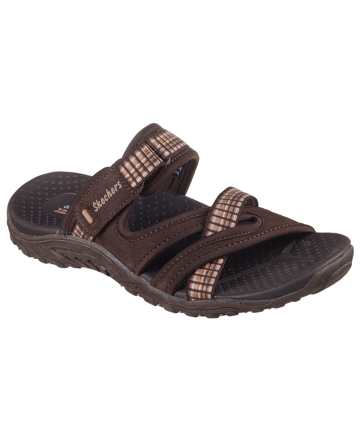 Women's Reggae - Color-Full Trail Slide Sandals from Finish Line - Chocolate
