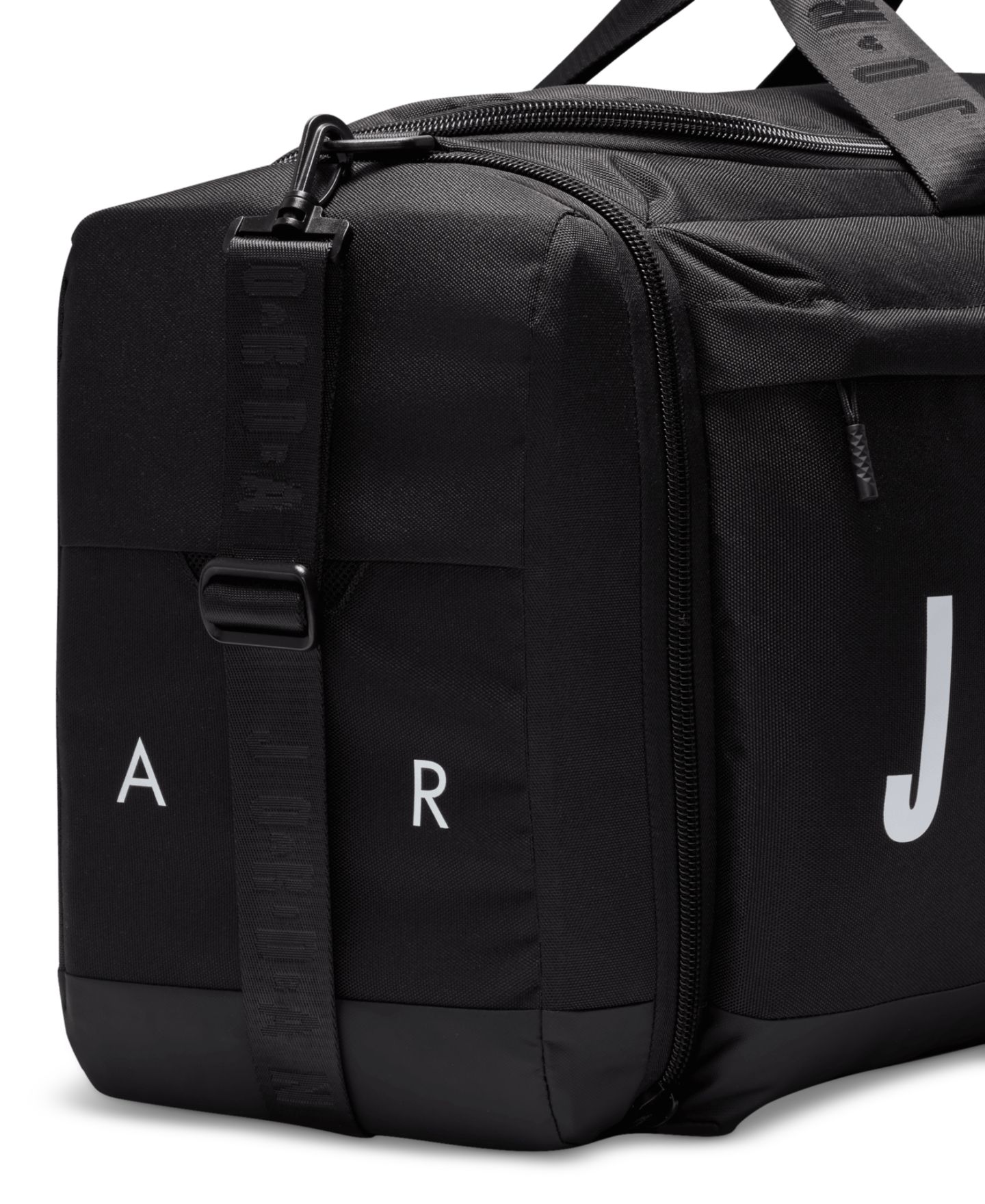 Мужская сумка Jordan Large Logo Duffel, цвет: Чёрный / Красный — фото 2