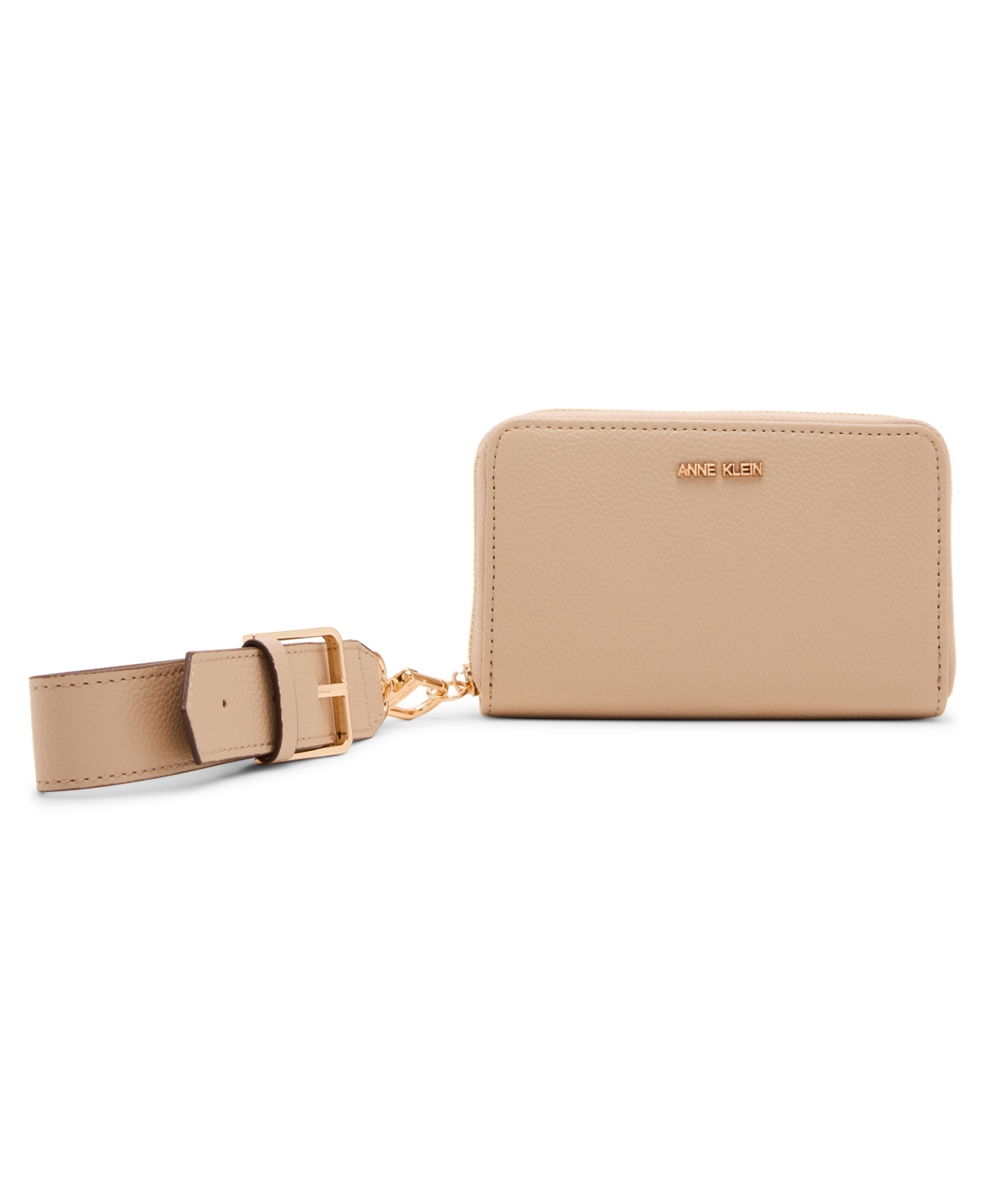 Belted Wristlet - Beige