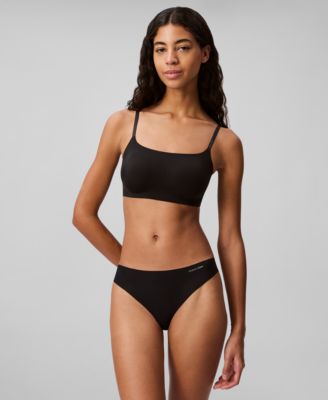 Women's Invisibles Microfiber Stretch Thong Underwear-D3428