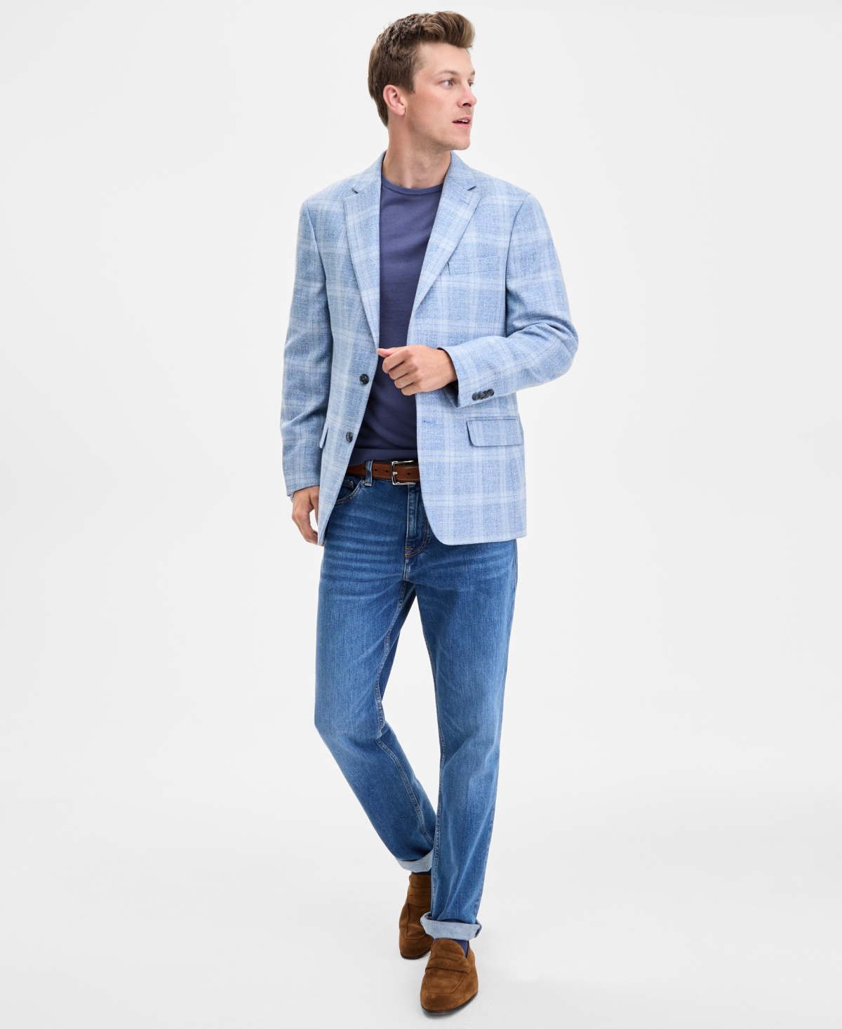 Tommy Hilfiger Men's Modern-fit Check Sport Coat In Multi