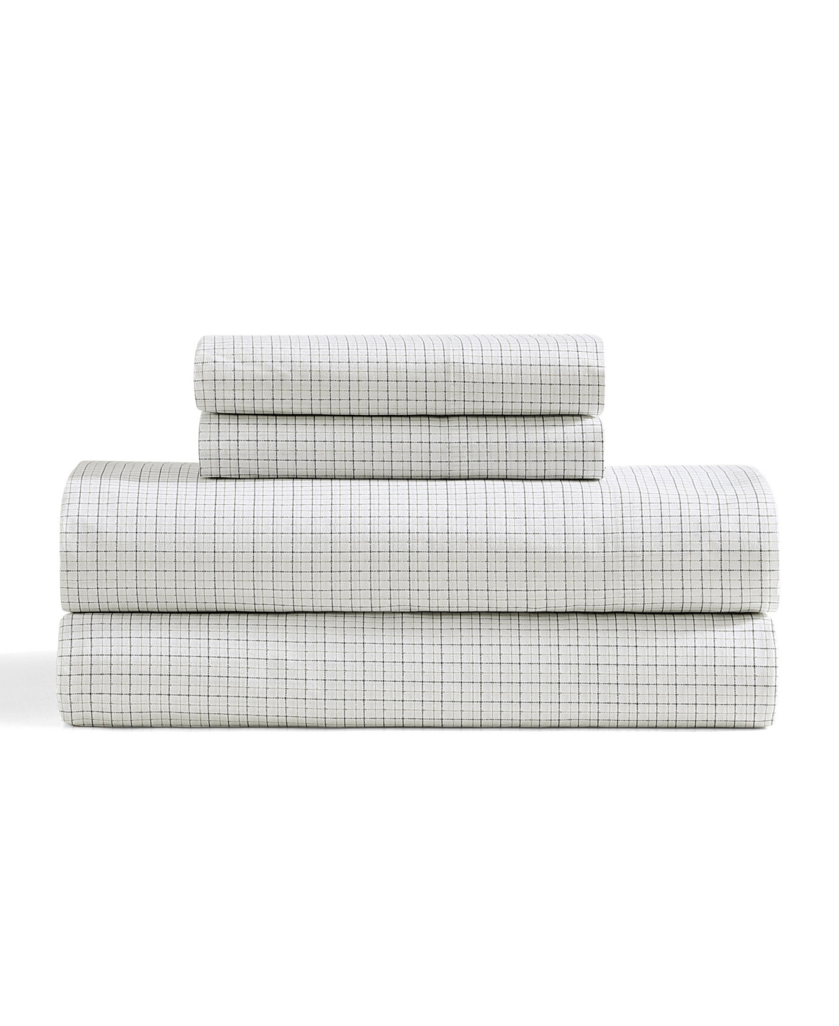 TOMMY HILFIGER PRINTED 200-THREAD COUNT COTTON PERCALE 4-PC. SHEET SET, KING 